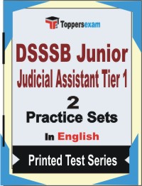 DSSSB Junior Judicial Assistant Tier 1 Book in English - Question Paper / Practice Set