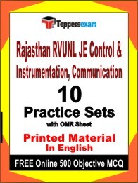 Rajasthan RVUNL JE Control & Instrumentation, Communication Book in English - Practice Set