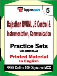 Rajasthan RVUNL JE Control & Instrumentation, Communication Book in English - Mock Test / Practice Set