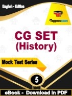 CG SET (History) PDF Book In English - Practice Set