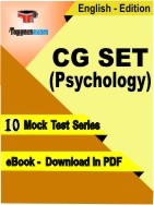 CG SET (Psychology) PDF Book In English - Mock Test/Practice Set