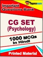 CG SET (Psychology) Book in Hindi - Objective MCQ