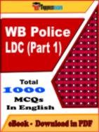 WB Police LDC (Part 1) PDF Book In English - MCQ / Objective Questions