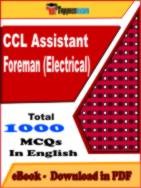 CCL Assistant Foreman (Electrical) PDF Book In English - MCQ / Objective Questions