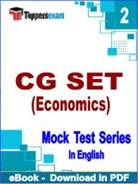 CG SET (Economics) PDF Book In English - Question Paper