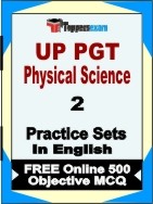 UP PGT Physical Science Book in English - Question Paper / Practice Set