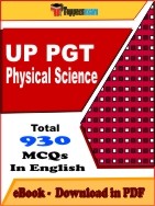 UP PGT Physical Science PDF Book In English - MCQ / Objective Questions