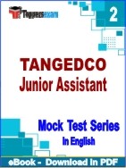 TANGEDCO Junior Assistant PDF Book In English - Question Paper