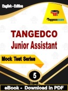 TANGEDCO Junior Assistant  PDF Book In English - Practice Set