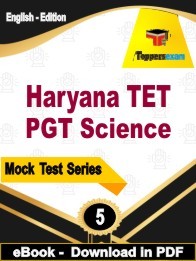 Haryana TET PGT Science PDF Book In English - Practice Set