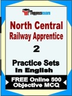 North Central Railway Apprentice Book in English - Question Paper / Practice Set