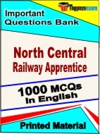 North Central Railway Apprentice  Book in English - Objective MCQ