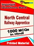 North Central Railway Apprentice Book in Hindi - Objective MCQ
