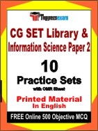 CG SET Library & Information Science Paper 2 Book in English - Practice Set