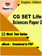 CG SET Life Sciences Paper 2 PDF Book In English - Mock Test/Practice Set
