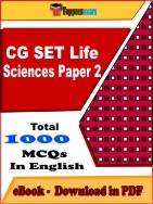 CG SET Life Sciences Paper 2 PDF Book In English - MCQ / Objective Questions