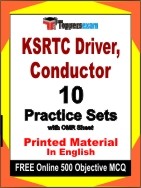 KSRTC Driver, Conductor Book in English - Practice Set