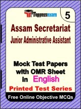 Assam Secretariat JAA Exam Mock Test Papers (Book) in English