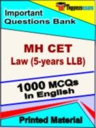MH CET Law (5-years LLB) Test Book in English - Objective MCQ