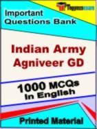 Indian Army Agniveer GD Test Book in English - Objective MCQ