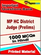 MP HC District Judge (Prelims) Book in Hindi - Objective MCQ