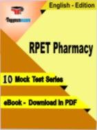 RPET Pharmacy Test PDF Book In English - Mock Test/Practice Set