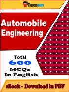 Automobile Engineering PDF Book In English - MCQ / Objective Questions