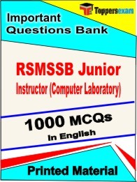 RSMSSB Junior Instructor (Computer Laboratory) Book in English - Objective MCQ