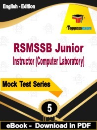 RSMSSB Junior Instructor (Computer Laboratory) PDF Book In English - Practice Set