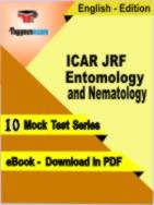 ICAR JRF Entomology and Nematology Test PDF Book In English - Mock Test/Practice Set