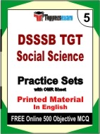 DSSSB TGT Social Science Book in English - Mock Test / Practice Set