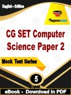 CG SET Computer Science Paper 2 PDF Book In English - Practice Set