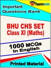 BHU CHS SET Class XI (Maths) Book in English - Objective MCQ