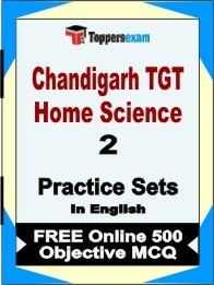 Chandigarh TGT Home Science Book in English - Question Paper / Practice Set
