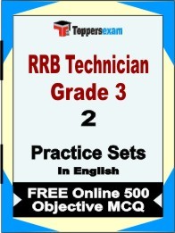 RRB Technician Grade 3 Book in English - Question Paper / Practice Set