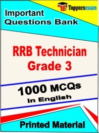 RRB Technician Grade 3 Book in English - Objective MCQ