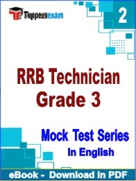 RRB Technician Grade 3 PDF Book In English - Question Paper
