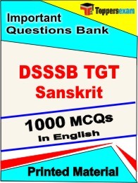 DSSSB TGT Sanskrit Book in English - Objective MCQ
