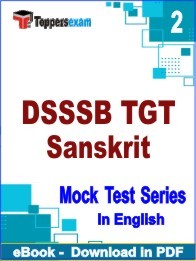DSSSB TGT Sanskrit PDF Book In English - Question Paper