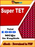 Super TET PDF Book In English - MCQ / Objective Questions