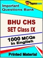 BHU CHS SET Class IX Book in English - Objective MCQ