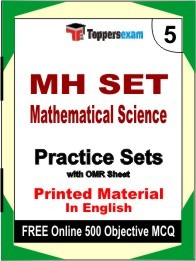 MH SET Mathematical Science Book in English - Mock Test / Practice Set