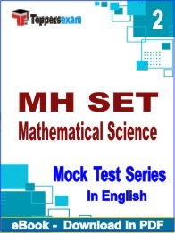 MH SET Mathematical Science PDF Book In English - Question Paper