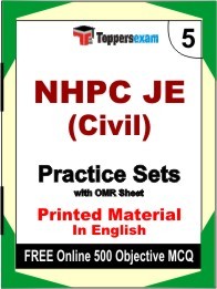 NHPC JE Civil Book in English - Mock Test / Practice Set