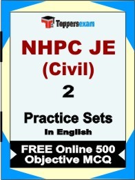 NHPC JE Civil Book in English - Question Paper / Practice Set