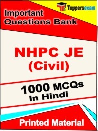NHPC JE Civil Book in Hindi - Objective MCQ