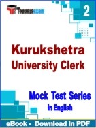 Kurukshetra University Clerk PDF Book In English - Question Paper