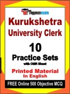 Kurukshetra University Clerk Book in English - Practice Set