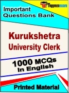 Kurukshetra University Clerk Book in English - Objective MCQ