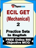 ECIL GET (Mechanical) Book in English - Question Paper / Practice Set